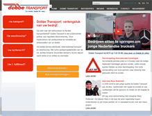 Tablet Screenshot of dobbetransport.com